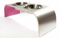 luxury designer dog bowl